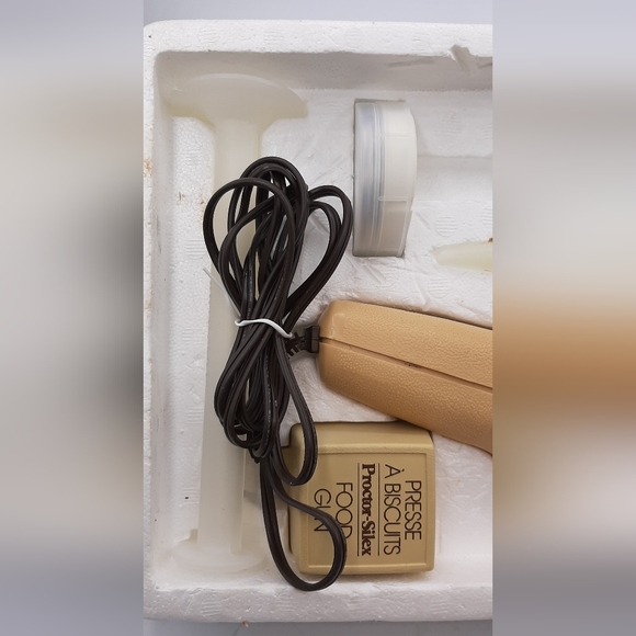 Proctor Silex Electric Food Gun Complete Christmas Holiday Cookies W/ Box Works - Picture 3 of 7